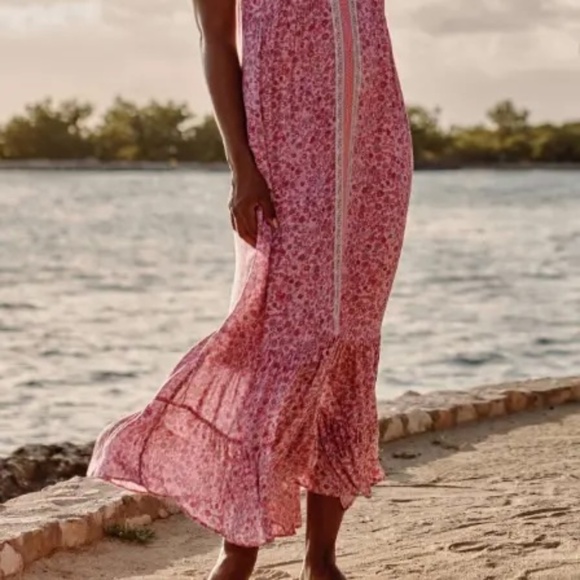 J. Jill Flounced Hem Maxi Dress (4X) - Picture 2 of 7